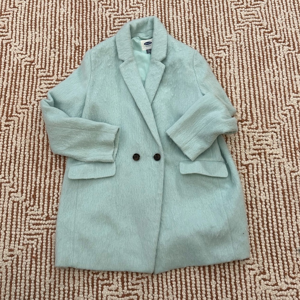 Fuzzy pastel coat
